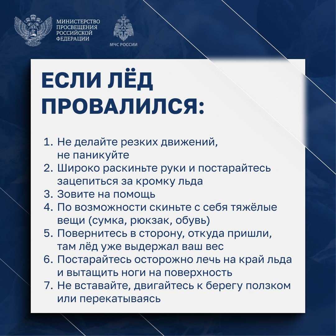 Если лед провалился
