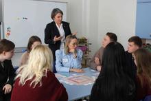 Е.С. Петрунина на конкурсе профессионального мастерства работников сферы дополнительного образования «Сердце отдаю детям»