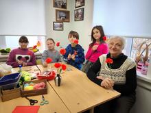 Акция «Цветы у обелиска» в честь Дня освобождения г. Краснодара.