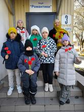 Акция «Цветы у обелиска» в честь Дня освобождения г. Краснодара.