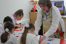 Т.В. Касымская на конкурсе профессионального мастерства работников сферы дополнительного образования «Сердце отдаю детям»